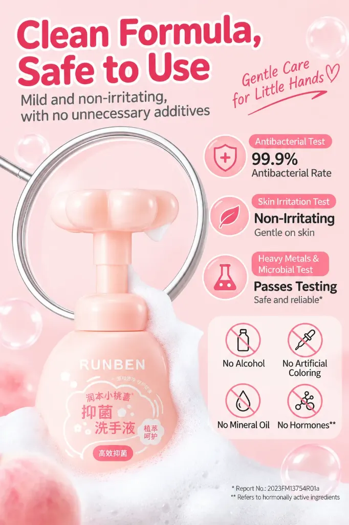 RUNBEN Children's Foaming Hand Soap